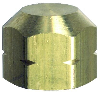 Fairview 108-AP Pipe Cap, 1/8 in, FPT, Brass, 1200 psi Pressure Sells in Quantity of 10