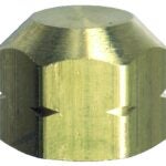 Fairview 108-JP Pipe Cap, 1-1/2 in, FPT, Brass, 1200 psi Pressure Sells in Quantity of 2