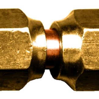 Fairview 34-10P Swivel Tube Coupling, 5/8 in OD Flare, Brass Sells in Quantity of 10