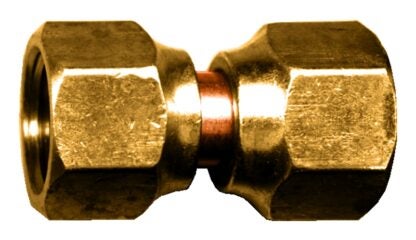 Fairview 34-10P Swivel Tube Coupling, 5/8 in OD Flare, Brass Sells in Quantity of 10