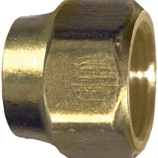 Fairview FO41S-10P Short Nut, Brass Sells in Quantity of 10