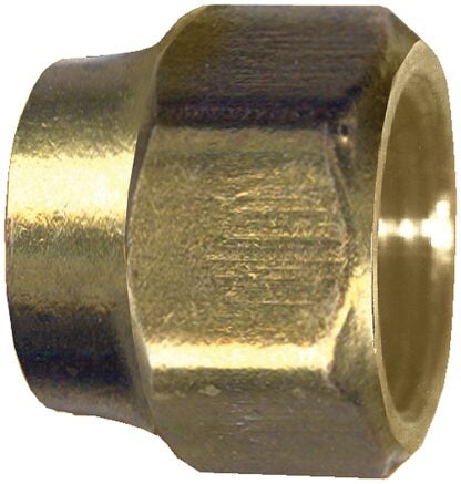 Fairview FO41S-10P Short Nut, Brass Sells in Quantity of 10