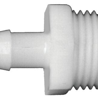 Fairview 525-12DP Pipe Coupler, 3/4 in, Hose Barb, 1/2 in, MPT, 250 psi Pressure, Nylon Sells in Quantity of 10