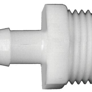 Fairview 525-6BP Pipe Coupler, 3/8 in, Hose Barb, 1/4 in, MPT, 250 psi Pressure, Nylon Sells in Quantity of 10