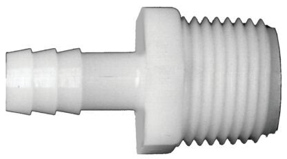 Fairview 525-8EP Pipe Coupler, 1/2 in, Hose Barb, 3/4 in, MPT, 250 psi Pressure, Nylon Sells in Quantity of 10