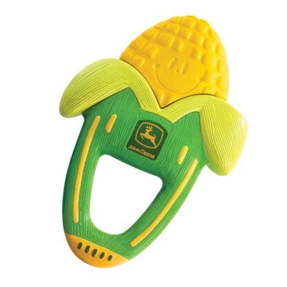 John Deere Toys Y5208 Vibrating and Massaging Corn Teether, Plastic/Rubber