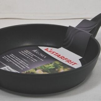 Starfrit La Forge Aroma Series 0308760060000 Fry Pan, 10 in Dia, Aluminum, Black, Non-Stick: Yes, Dishwasher Safe: Yes