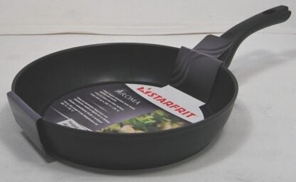 Starfrit La Forge Aroma Series 0308760060000 Fry Pan, 10 in Dia, Aluminum, Black, Non-Stick: Yes, Dishwasher Safe: Yes