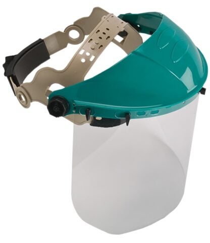 Safety Works 10103487 Headgear with Faceshield, Adjustable Headgear