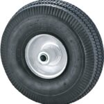 ProSource CW/GS-3339 Hand Truck Wheel, Tube, 10 x 3-1/2 in Tire, 1-1/2 in Dia Hub, Rubber