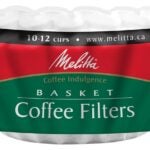 Melitta 62935 Coffee Filter, Basket, Paper, White, 100/PK