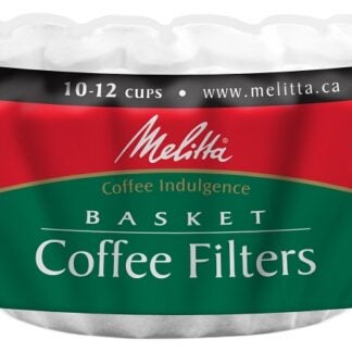 Melitta 62935 Coffee Filter, Basket, Paper, White, 100/PK