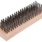 ProSource WB00619S Wire Brush, Metallic Bristle, 1-3/8 in W Brush, 7-1/8 in OAL