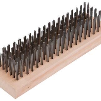 ProSource WB00619S Wire Brush, Metallic Bristle, 1-3/8 in W Brush, 7-1/8 in OAL