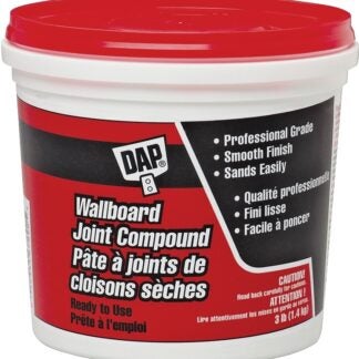 DAP 30120 Joint Compound, Paste, Gray, 1.5 kg Tub