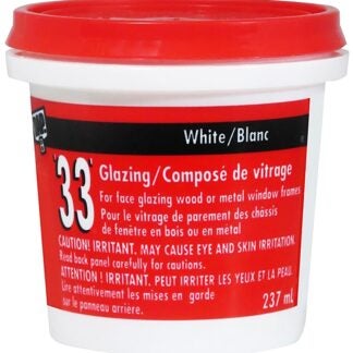 DAP 71151 Window Glazing, Paste, Pleasant, White, 237 mL Tub