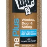 DAP Silicone Plus 73352 Window and Door Sealant, Clear, 40 to 120 deg F, 319 mL Cartridge