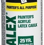 DAP ALEX 73630 Painter's Caulk, White, 40 to 100 deg F, 300 mL Cartridge