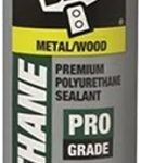 DAP 74814 Polyurethane Adhesive Sealant, Black, 300 mL Cartridge