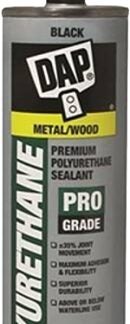 DAP 74814 Polyurethane Adhesive Sealant, Black, 300 mL Cartridge