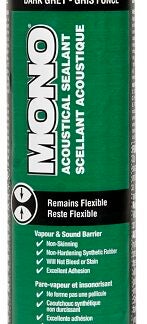 DAP MONO 75400 Acoustical Sealant, Gray, 295 mL Cartridge