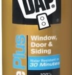 DAP Silicone Plus 73356 Window and Door Sealant, Black, 40 to 120 deg F, 319 mL Cartridge