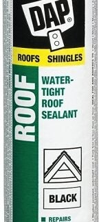 DAP 70580 Roof Sealant, Black, Paste, 300 mL Cartridge