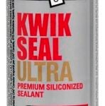 DAP KWIK SEAL ULTRA 74820 Premium Kitchen and Bath Sealant, White, 4 hr Curing, 40 to 100 deg F, 300 mL Cartridge