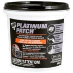 DAP PLATINUM PATCH 74888 Advanced Exterior Filler, White, 946 mL Tub