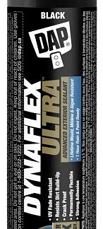 DAP DYNAFLEX ULTRA 7079874158 Advanced Exterior Sealant, Black, 7 to 14 days Curing, 5 to 37 deg C, 300 mL Cartridge