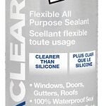 DAP Ultra Clear 7079874330 All-Purpose Flexible Sealant, Crystal Clear, 7 days Curing, -6 to 50 deg C, 300 mL Cartridge