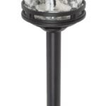 Boston Harbor 26073 Solar Stake Light, NI-Mh Battery, AA Battery, 1-Lamp, Plastic and Glass Fixture, Black Sells in Quantity of 6