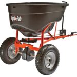 Agri-Fab 45-0463 Broadcast Spreader, 25,000 sq-ft Coverage Area, 12 ft W Spread, 130 lb Hopper, Poly Hopper