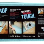 Trimaco Quickdrop 90027 Folding Mat Drop Cloth, 7 ft L, 2 ft W, Coated Fabric