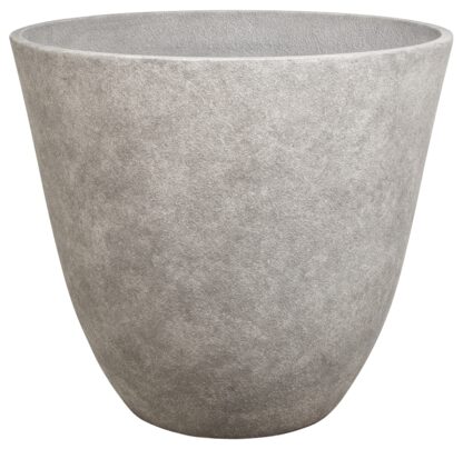 Landscapers Select PT-S044-A Planter, 22 in Dia, 20 in H, Round, Resin, Monzonite, Monzonite Sells in Quantity of 4