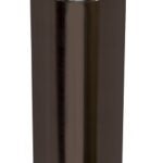 Boston Harbor 26090 Solar Bollard Light, NI-Mh Battery, AA Battery, 2-Lamp, Metal and Glass Fixture, Bronze