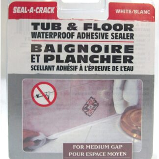 RCR Seal-A-Crack SC13131 Adhesive Sealer Strip, White