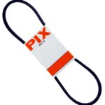 PIX X'SET A31/4L330 V-Belt, 4L, 33 in L, 1/2 in W, 5/16 in Thick, Black