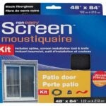 RCR Easy Screen SG4884BK Moustiquaire Screen, 84 in L, 48 in W, Fiberglass, Black