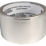 Climaloc Plus CH77430 Duct Tape, 26 ft L, 1-7/8 in W, Aluminum Backing, Silver