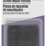 Eazy Screen SVPATCH01 Screen Repair Patch, 3 in L, 3 in W, Black