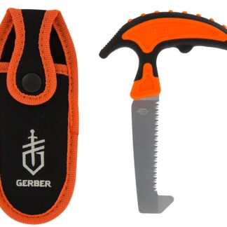 Gerber 31-002742 Vital Pack Saw, 3.4 in L Blade, Carbon Steel Blade, Glass-Filled Polymer/Rubber Handle