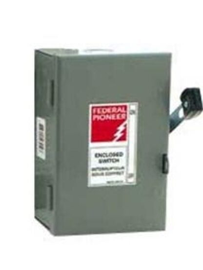 Square D CD221NCP Safety Switch, 2 -Pole, 30 A, 120/240 VAC