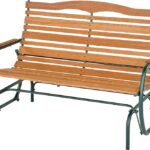 Seasonal Trends CG-44Z Double Glider Bench, 48.5 in W, 30 in D, 37.5 in H, 500 lb Seating, Steel Frame