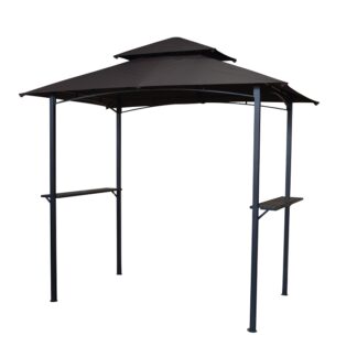 Seasonal Trends 59662 Windsor Grill Gazebo, 94.88 in W Exterior, 59.45 in D Exterior, 96.46 in H Exterior, Rectangular