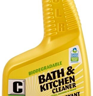 CLR PH760 Bath and Kitchen Cleaner, 760 mL, Liquid, Clean Floral, Crystal Clear/Water White