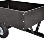 Vulcan YTL-012-508 Dump Cart, 500 lb, 40-1/2 in L x 30-3/4 in W x 13 in H Deck, Steel Deck, 2-Wheel, Pneumatic Wheel