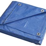 ProSource T1020BB90 Tarpaulin, 20 ft L, 10 ft W, 5 mil Thick, Polyethylene, Blue