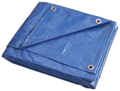 ProSource T1020BB90 Tarpaulin, 20 ft L, 10 ft W, 5 mil Thick, Polyethylene, Blue