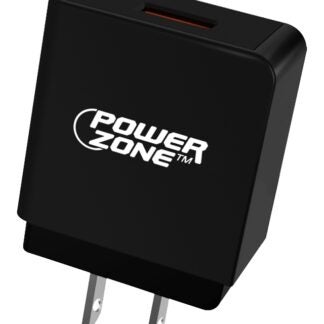 PowerZone KL-551A Quick Charge 3.0 USB Wall Charger, Black